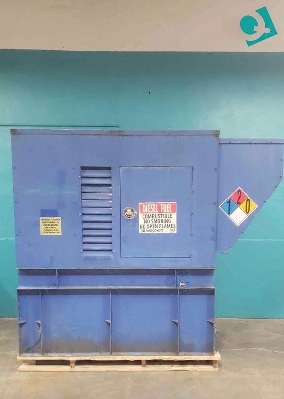 40 KW MagneTek #RD500, Standby Diesel Generator, 120/240 V./480 Volts, 1 & 3 Phase, 835 Hrs, AS IS - Image 1