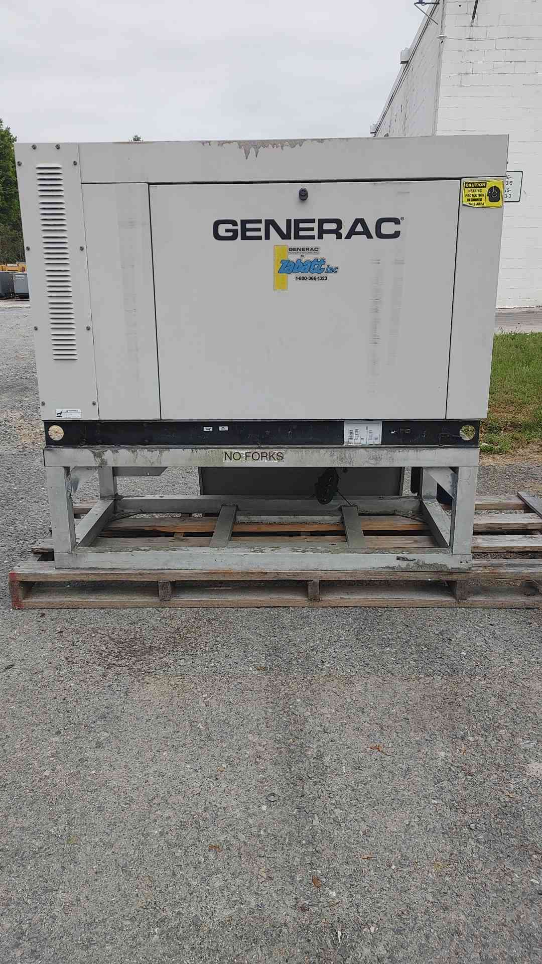 30 KW Generac #SG030, Natural Gas/LP Generator, 120/240 Volts, 1 Phase, 692 Hrs - Image 1