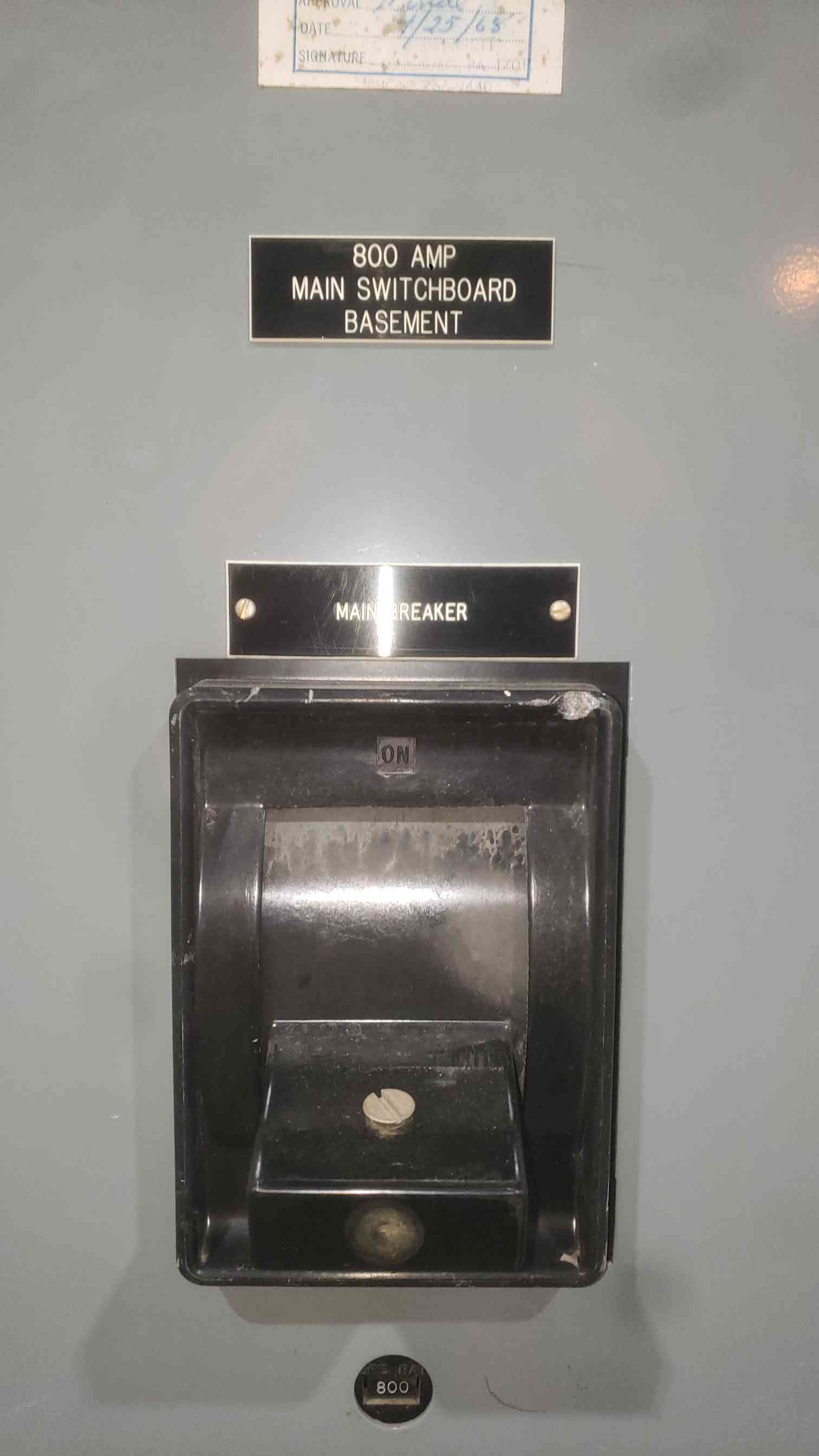 800 Amps, Square D #Power-Zone, Switchboard w/ 300 KVA Transformer, 480V-208V, 4 Section - Image 3
