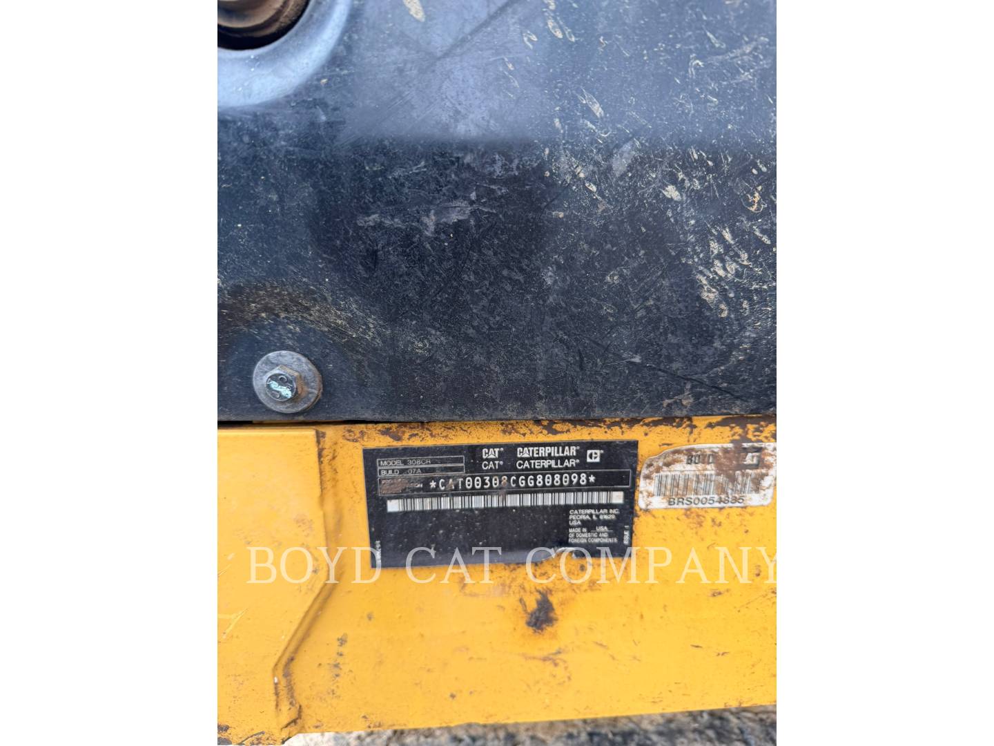Caterpillar 308-07CR, 1769 hours, S/N: GG808098, 2023 - Image 5
