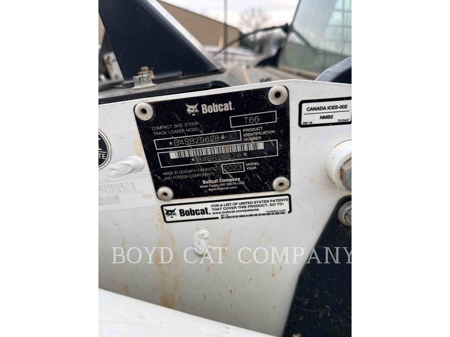 Bobcat T66, 1886 hours, S/N: B4SB29628, 2023 - Image 6