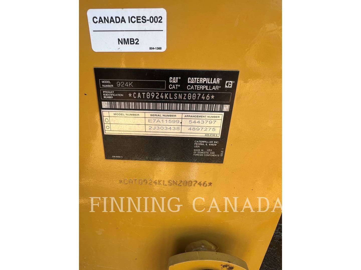 Cat 924K, Wheel Loader, 3365 hours, S/N: SNZ00746, 2018 - Image 6