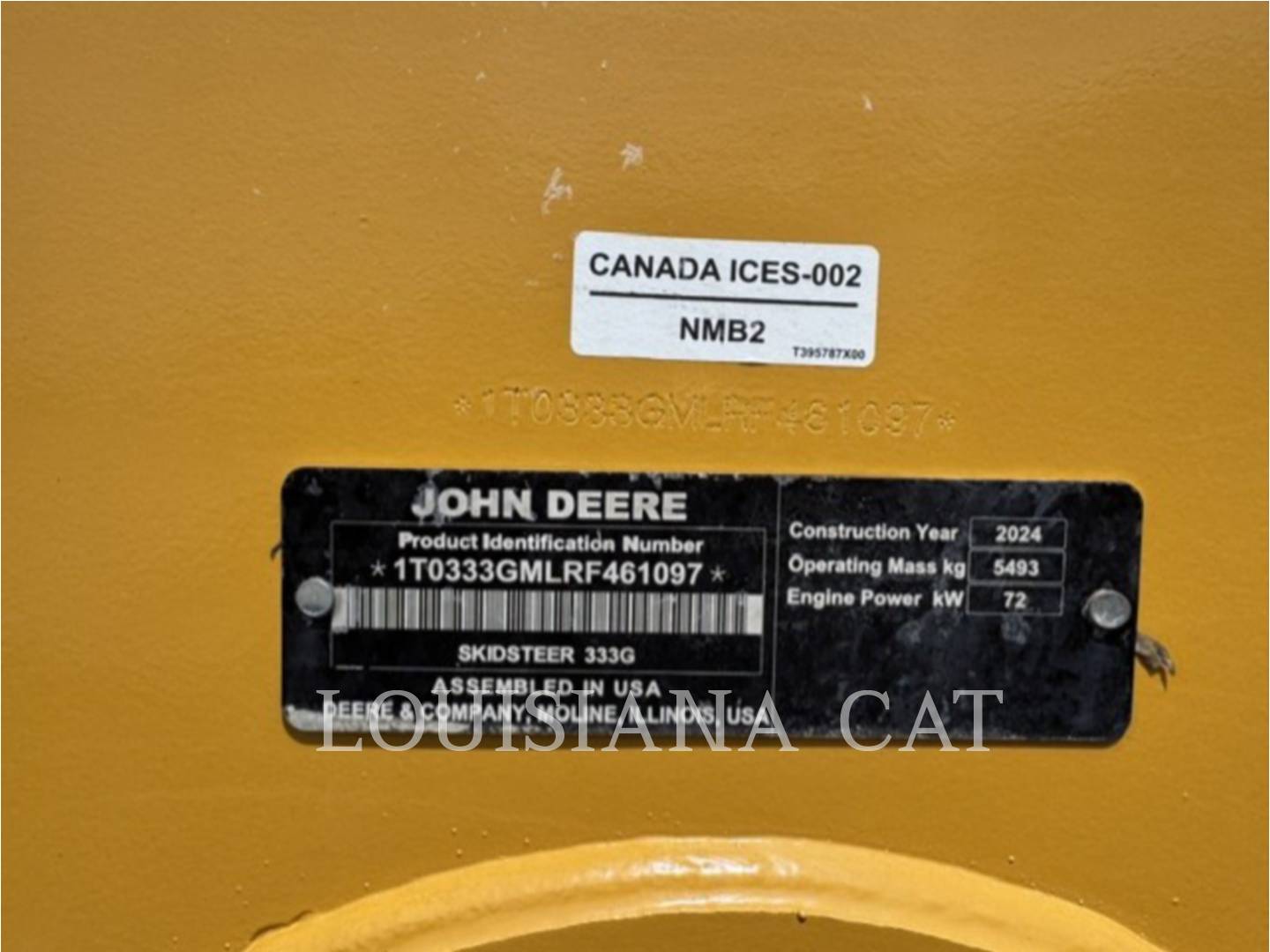 Deere & Co. 333G, Skid Steer Loader, 478 hours, S/N: RF461097, 2024 - Image 6