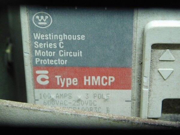 Westinghouse Motor Control Center Unit MCC, 480 Volts, 3 Phase, 100 Amps, 50 HP - Image 8