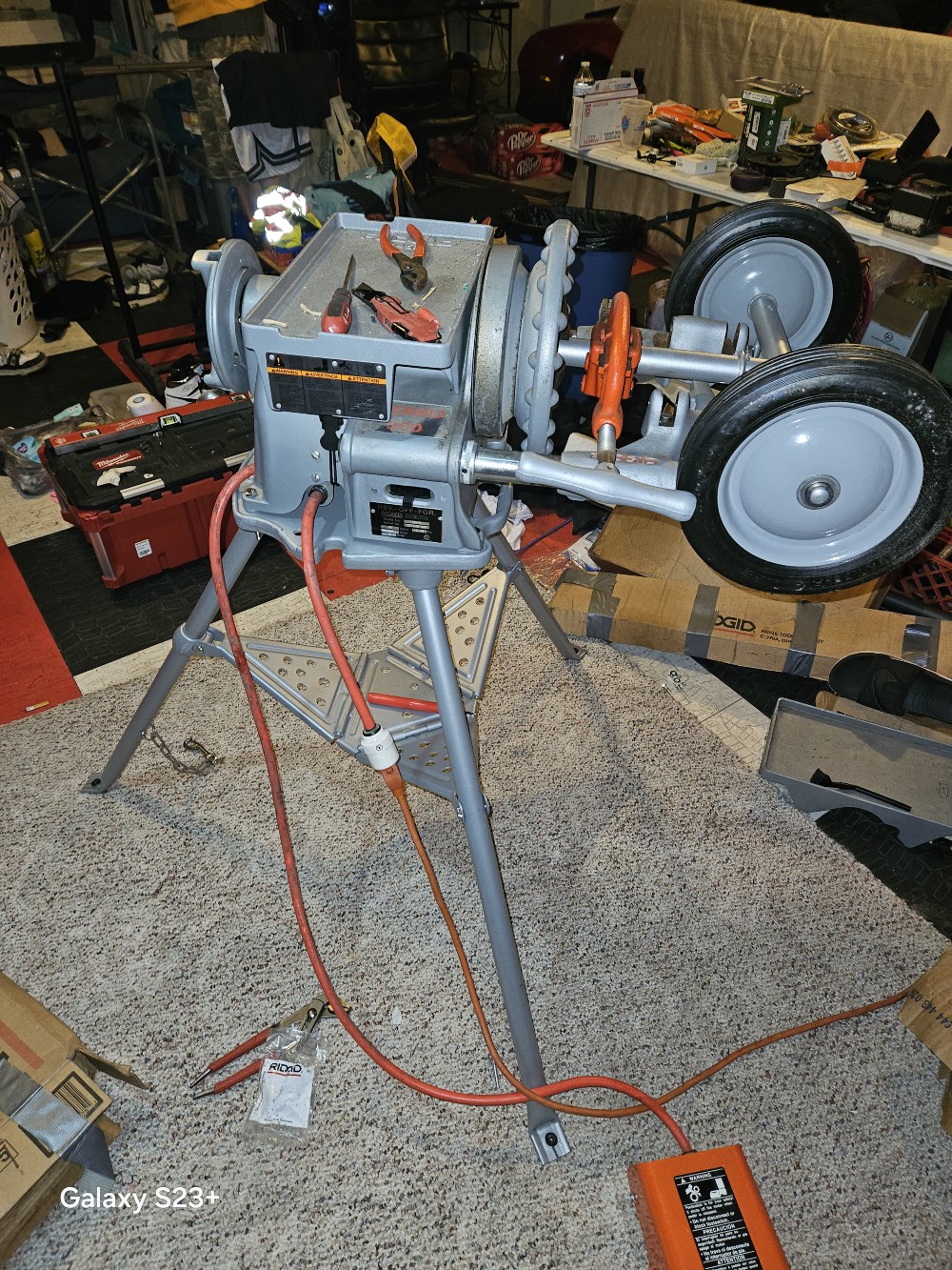 1/8" -2" Ridgid #300-T2, pipe threader, 115 V., 1/2 HP - Image 1