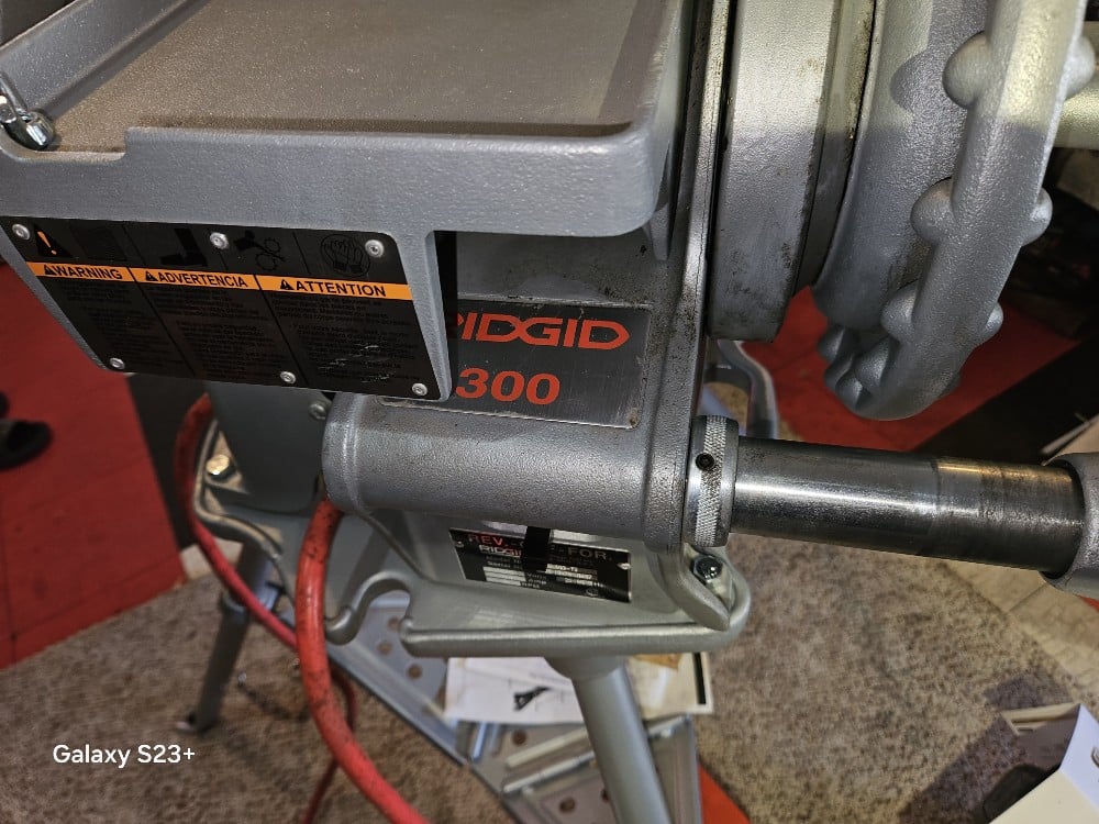 1/8" -2" Ridgid #300-T2, pipe threader, 115 V., 1/2 HP - Image 8