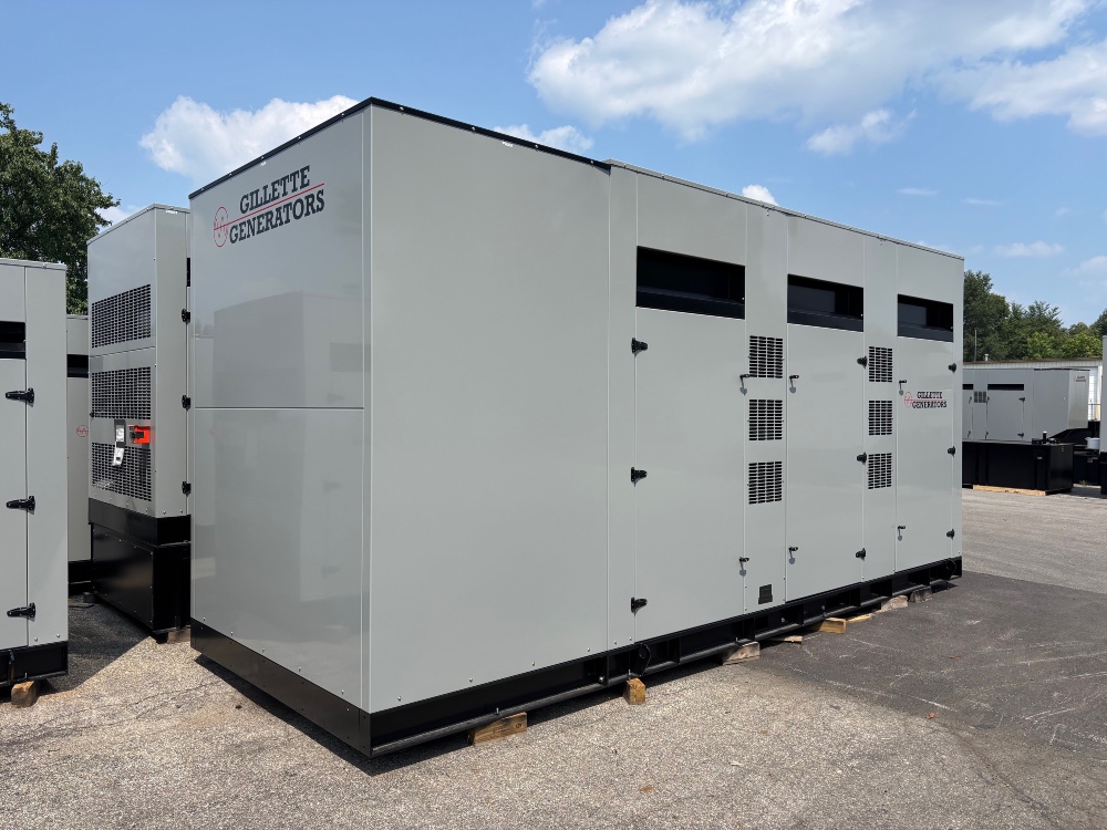 500 KW Gillette #SP-5000, standby Natural gas Generator, sound attenuated enclosure, 277/480 Volts, 0 Hours - Image 1