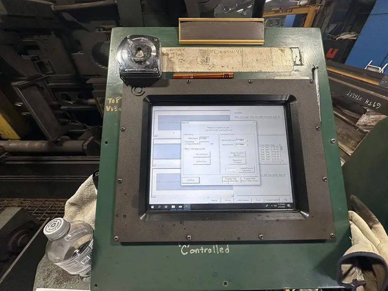 Controlled Automation #DRL-348TC, CNC beam drill line, 40" x18", 3-spdl, 20 HP, 100-2100 RPM, CAT 40, 5 - Image 2