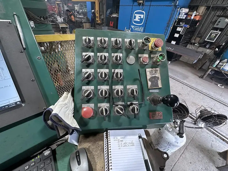 Controlled Automation #DRL-348TC, CNC beam drill line, 40" x18", 3-spdl, 20 HP, 100-2100 RPM, CAT 40, 5 - Image 3