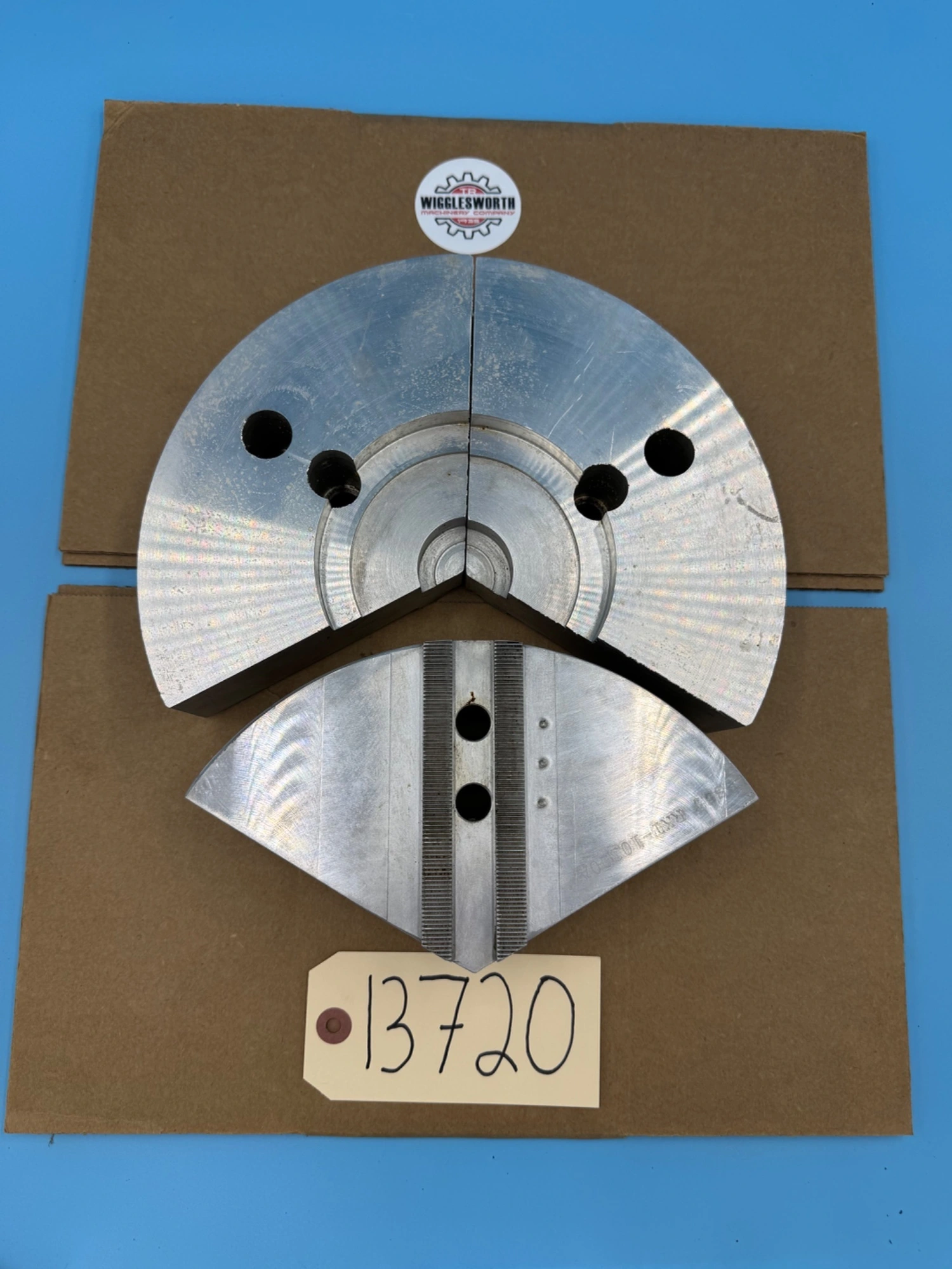 U.S. Shop Tools #RKT-10300A, aluminum chuck jaws (2 available) - Image 1
