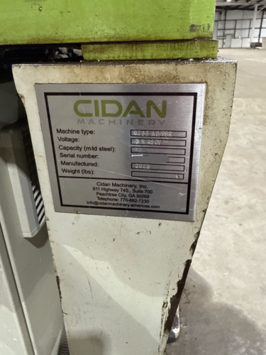 Cidan #QZ36-PBR, Panel Rollformer, 2021 - Image 6