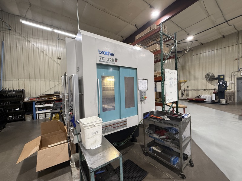 Brother #TX32B, CNC tapping machine, 16000 RPM, Chip Conv., 2011 - Image 1