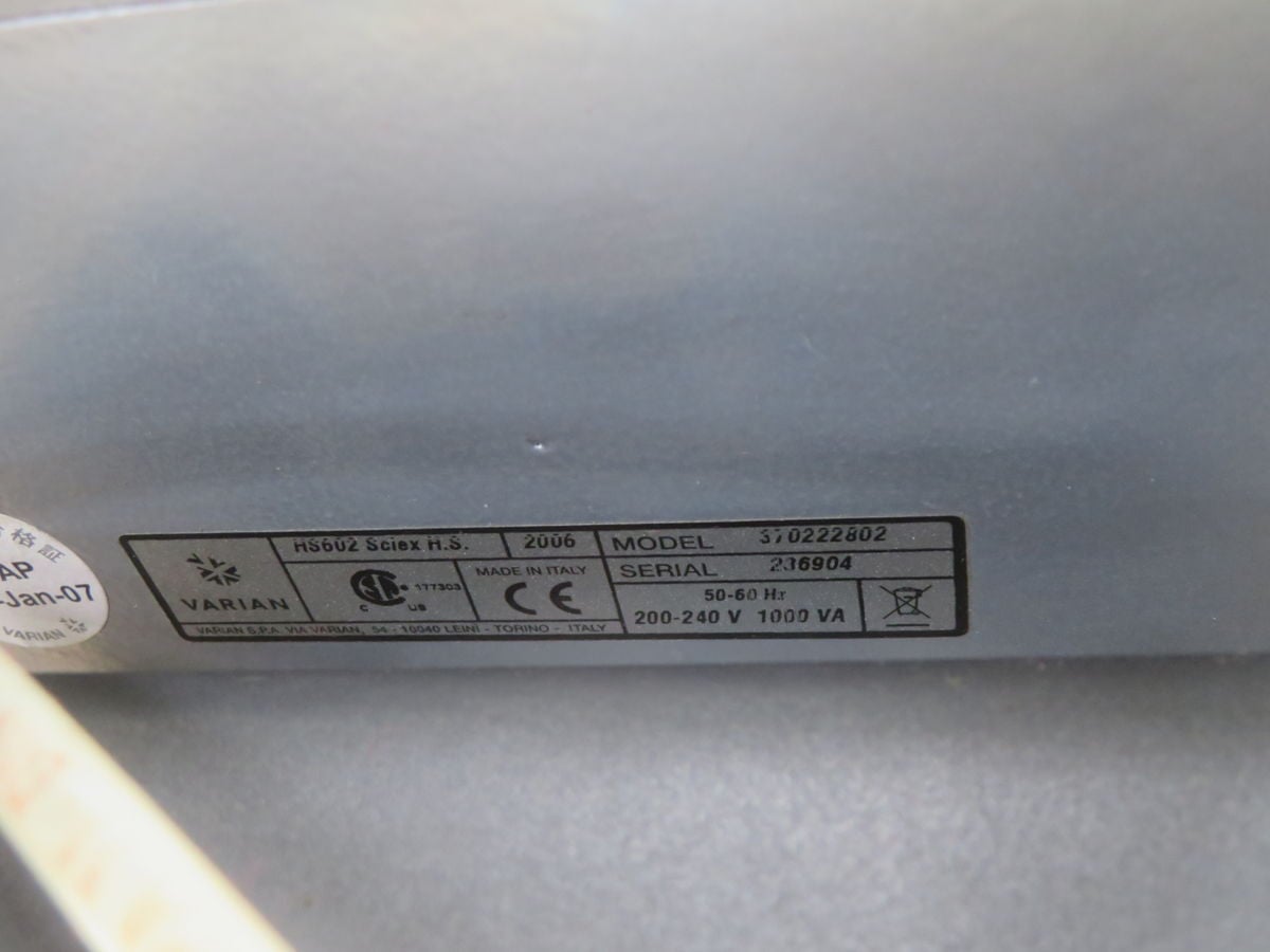 35.3 CFM, Varian #HS602, Vacuum Pump, 60 m3/h, 1.1 KW - Image 7