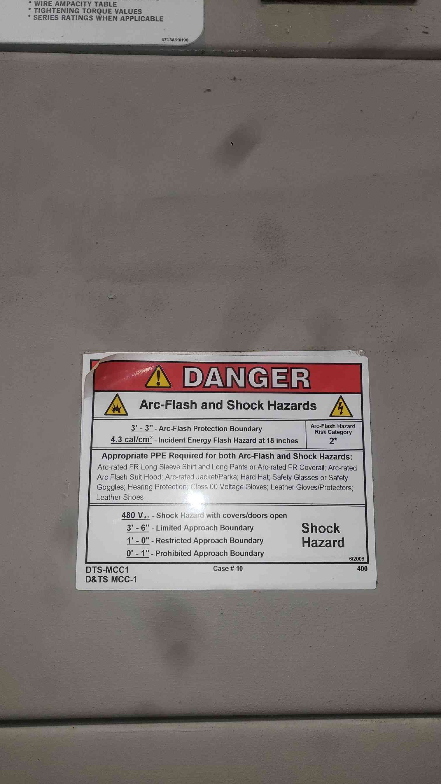 Westinghouse Cutler Hammer, Series 2100, 600 amp, 6 sections, 480 Volts 3 phase, 42 kA MCC - Image 9