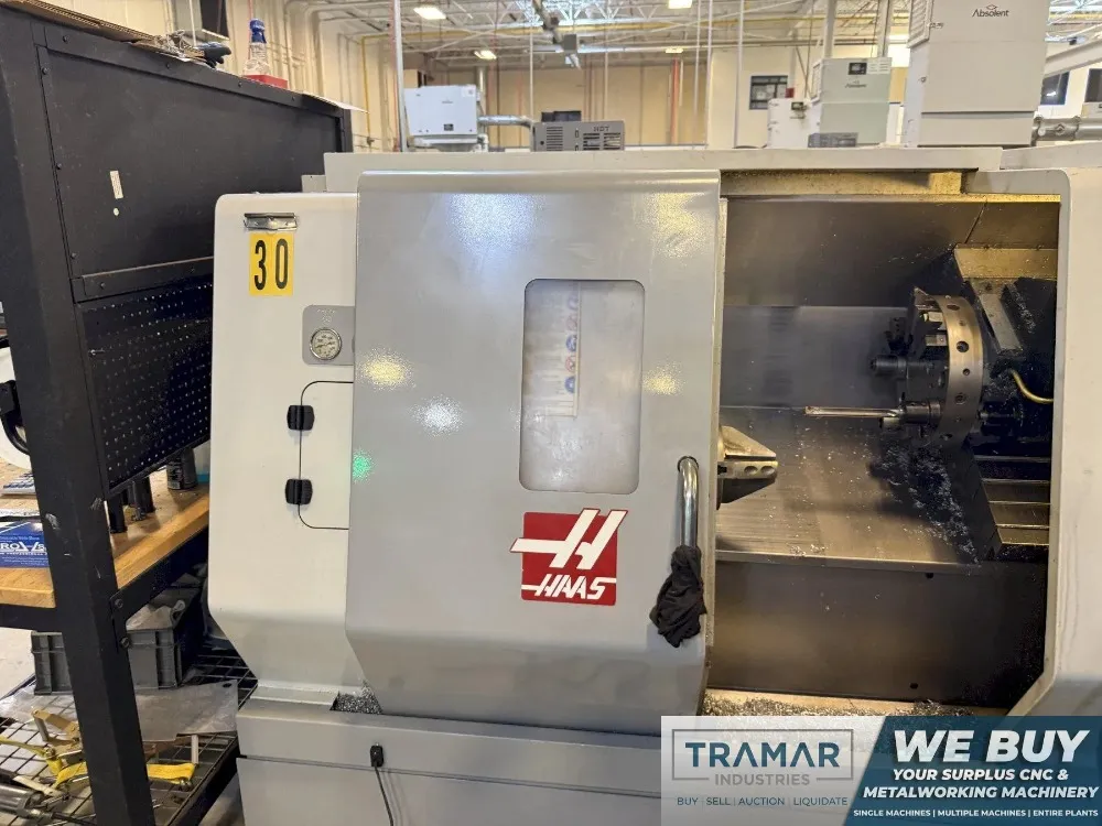 Haas #SL-20, CNC Lathe, 11.75" Turning diameter, 22.5" Centers, 8" Chuck, 12 Station Turret, 20 HP, 2009 - Image 2