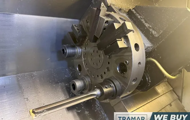 Haas #SL-20, CNC Lathe, 11.75" Turning diameter, 22.5" Centers, 8" Chuck, 12 Station Turret, 20 HP, 2009 - Image 7
