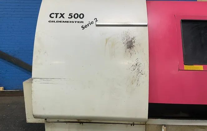 Gildemeister #CTX-500 S2, CNC Lathe, Heidenhain Control, Multiposition Tool Post, 3 Ph., 400 V., 1999 - Image 1