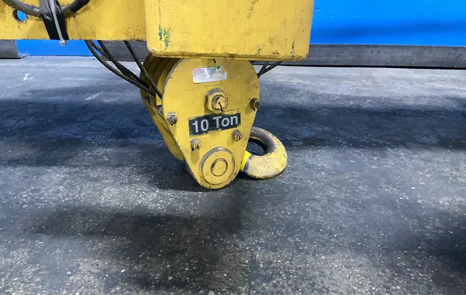 10 Ton, Whiting, Overhead-Bridge Crane, Yale Hoist, 23' Span, 3 Ph., 460 V. (2 available) - Image 2