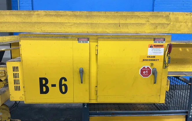 10 Ton, Whiting, Overhead-Bridge Crane, Yale Hoist, 23' Span, 3 Ph., 460 V. (2 available) - Image 6