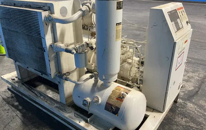 Gardner Denver #EAM99A, Rotary Screw Air Compressor, 75 HP, Electra Saver, 3 Ph., 460 V., 2001 - Image 6