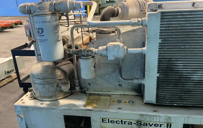 150 psig, Gardner Denver #EBE99Q, Rotary Screw Air Compressor, 25 HP, 120 Gal. Tank, Electra-Saver II, 460 - Image 7