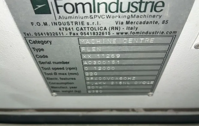 Fromindustrie #FLEN, CNC Machining Center, 2014 - Image 5