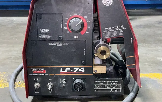 Lincoln Electric #LF-74, Wire Feeder, 24-42 V. - Image 1