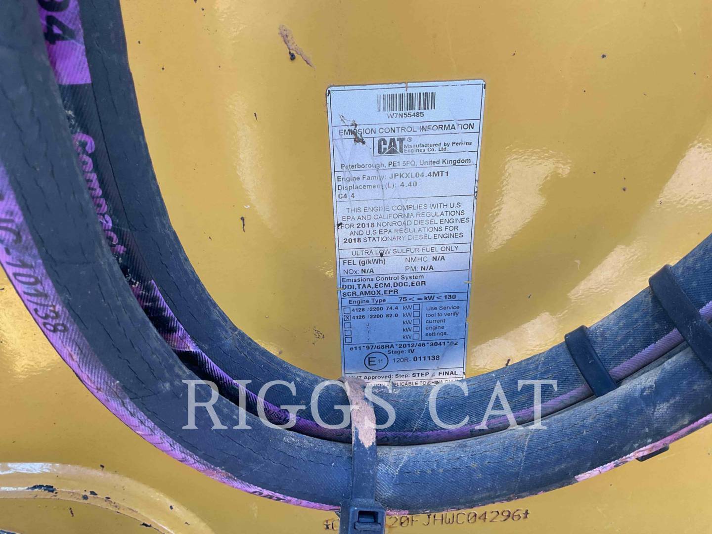 Cat 420F2ST, Backhoe Loader, 3046 hours, S/N: HWC04296, 2019 - Image 8