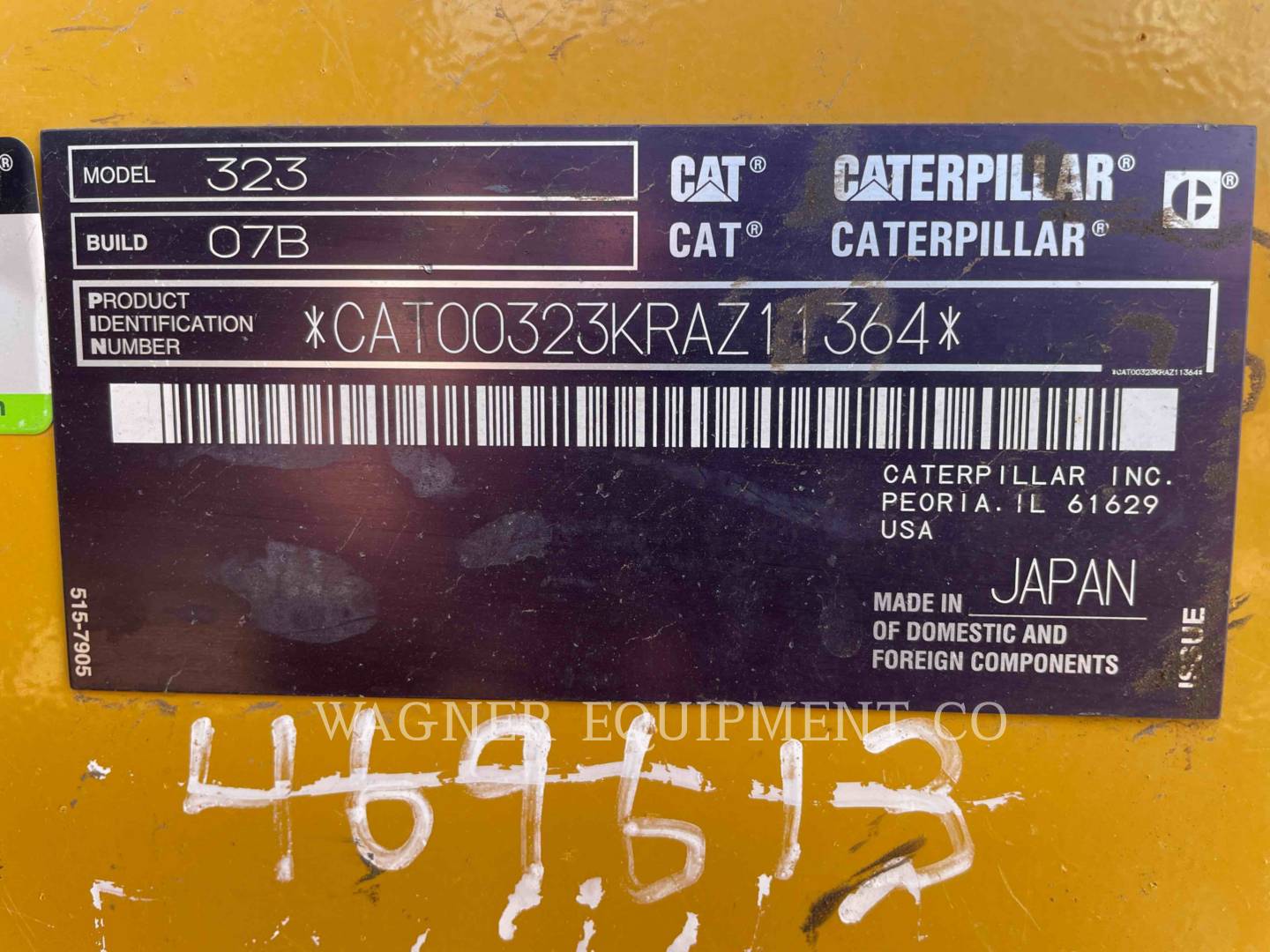 Caterpillar 323-07, 5261 hours, S/N: RAZ11364, 2019 - Image 6
