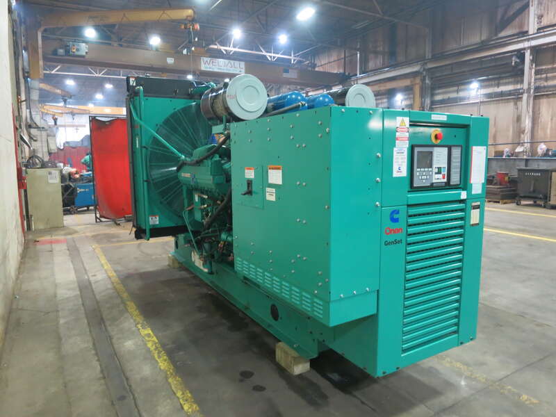 750 KW Cummins #DFHA, diesel generator set, 277/480 Volts, 1435 HP @ 1800 RPM, QST30-G1 engine, open power - Image 5