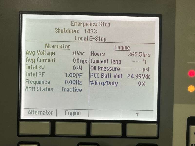 750 KW Cummins #DFHA, diesel generator set, 277/480 Volts, 1435 HP @ 1800 RPM, QST30-G1 engine, open power - Image 8
