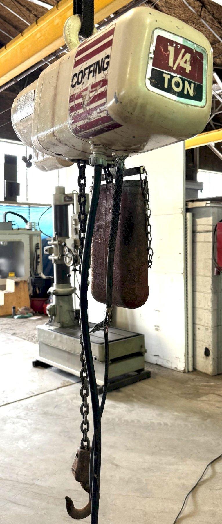 .2 Ton, Coffing #JF-1/4, electric chain hoist, 18' lift, 32 FPM, 1/2 HP, 115/230 V., 1 Ph., pendant - Image 3