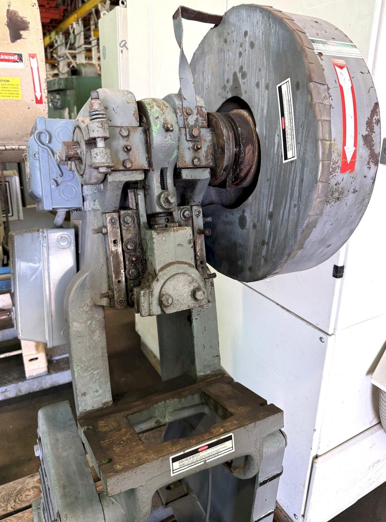 10 Ton, Rousselle #1A, OBI press, 8" x 13" bed, 5" x 7" opening, mechanical clutch, 3/4 HP, 115 V., 1 Ph. - Image 4
