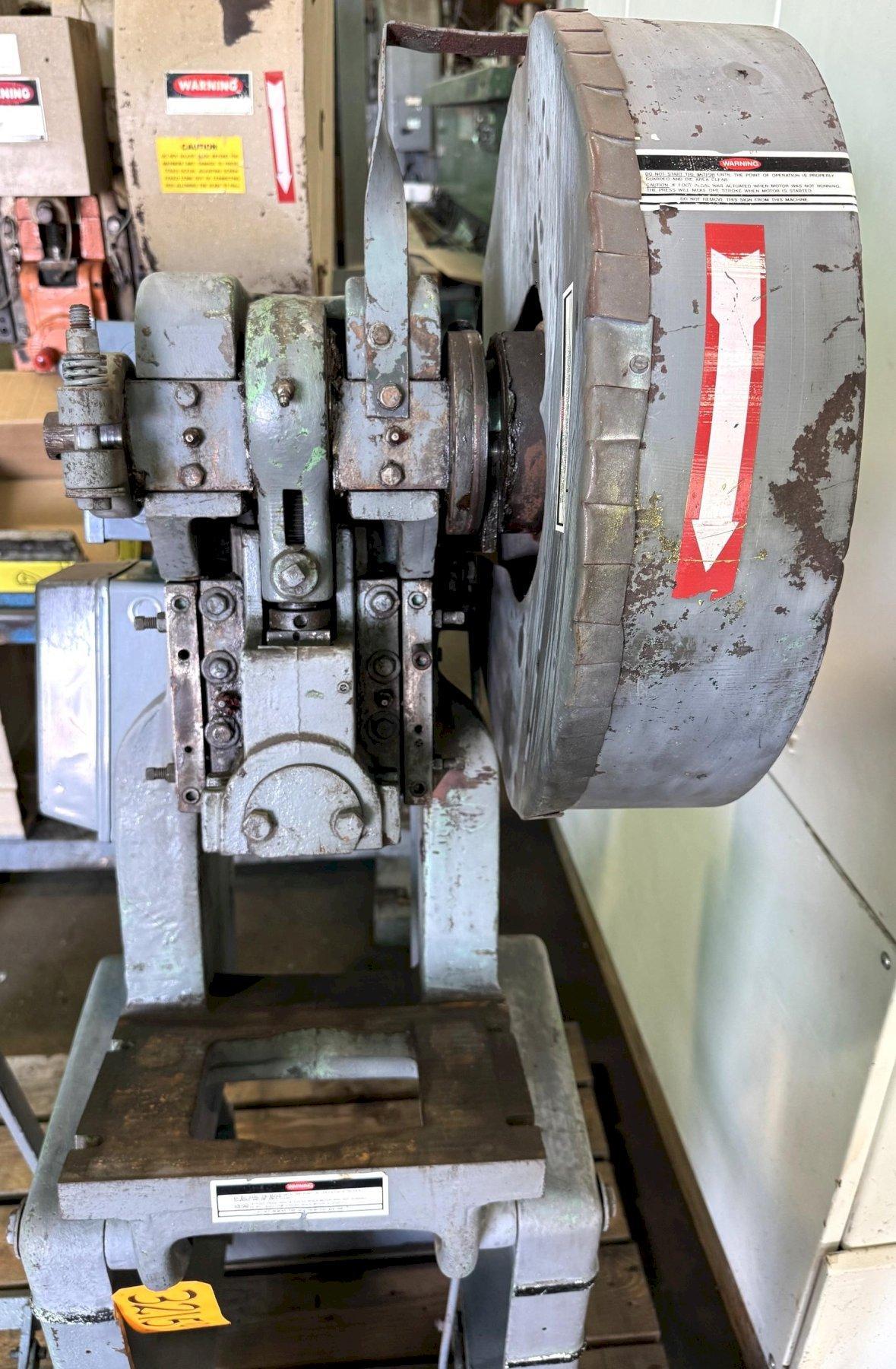 10 Ton, Rousselle #1A, OBI press, 8" x 13" bed, 5" x 7" opening, mechanical clutch, 3/4 HP, 115 V., 1 Ph. - Image 5