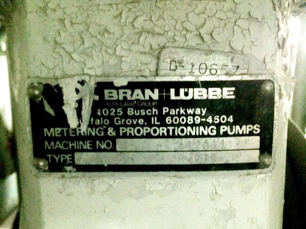Bran & Luebbe #A10011, pump, 2 HP @ 1725 RPM - Image 7