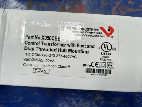 50 VA Veris Industries, X050CBB, control transformer - Image 5