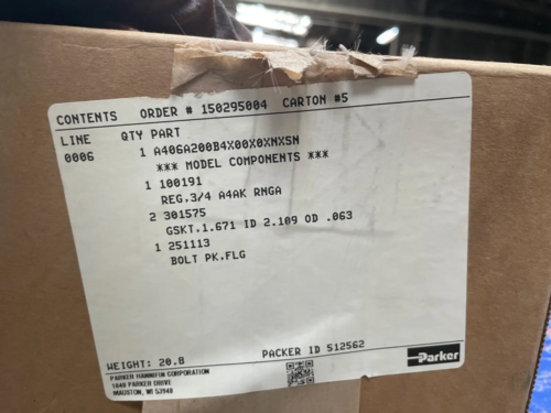 3/4" Parker RS #A4AK, pressure regulator - Image 6