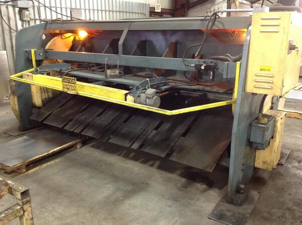 1/4" x 10' Amada #M3060, 40" back gauge, 1985 - Image 3