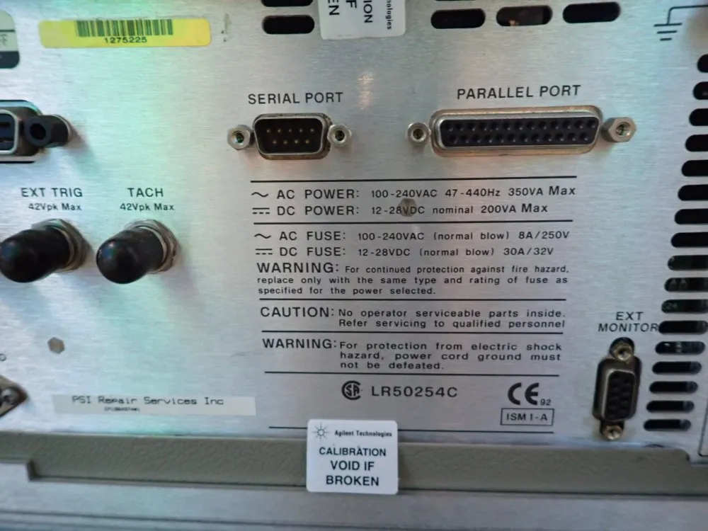 Hewlett Packard #35670A, Dynamic Signal Analyzer - Image 7