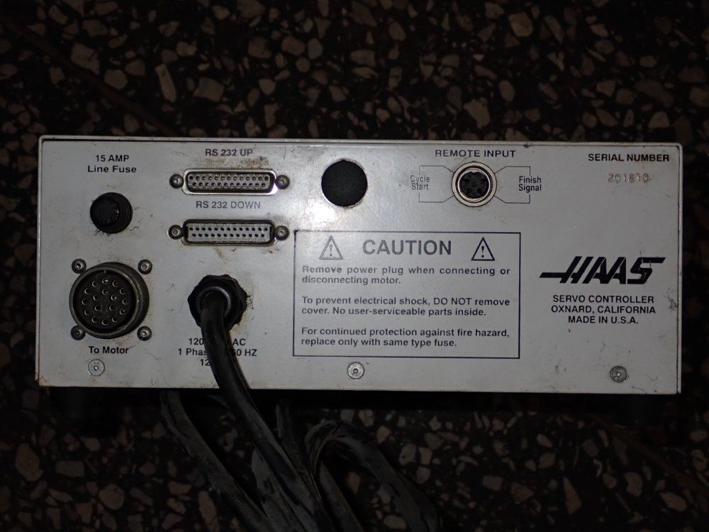 Haas #SCOHC, Servo Controller, 15 A., 2001 - Image 4