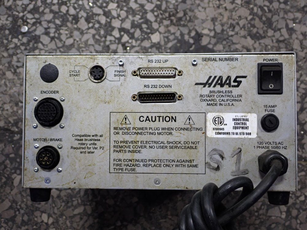 Haas Brushless Rotary Control, 15 A., 2013 - Image 6