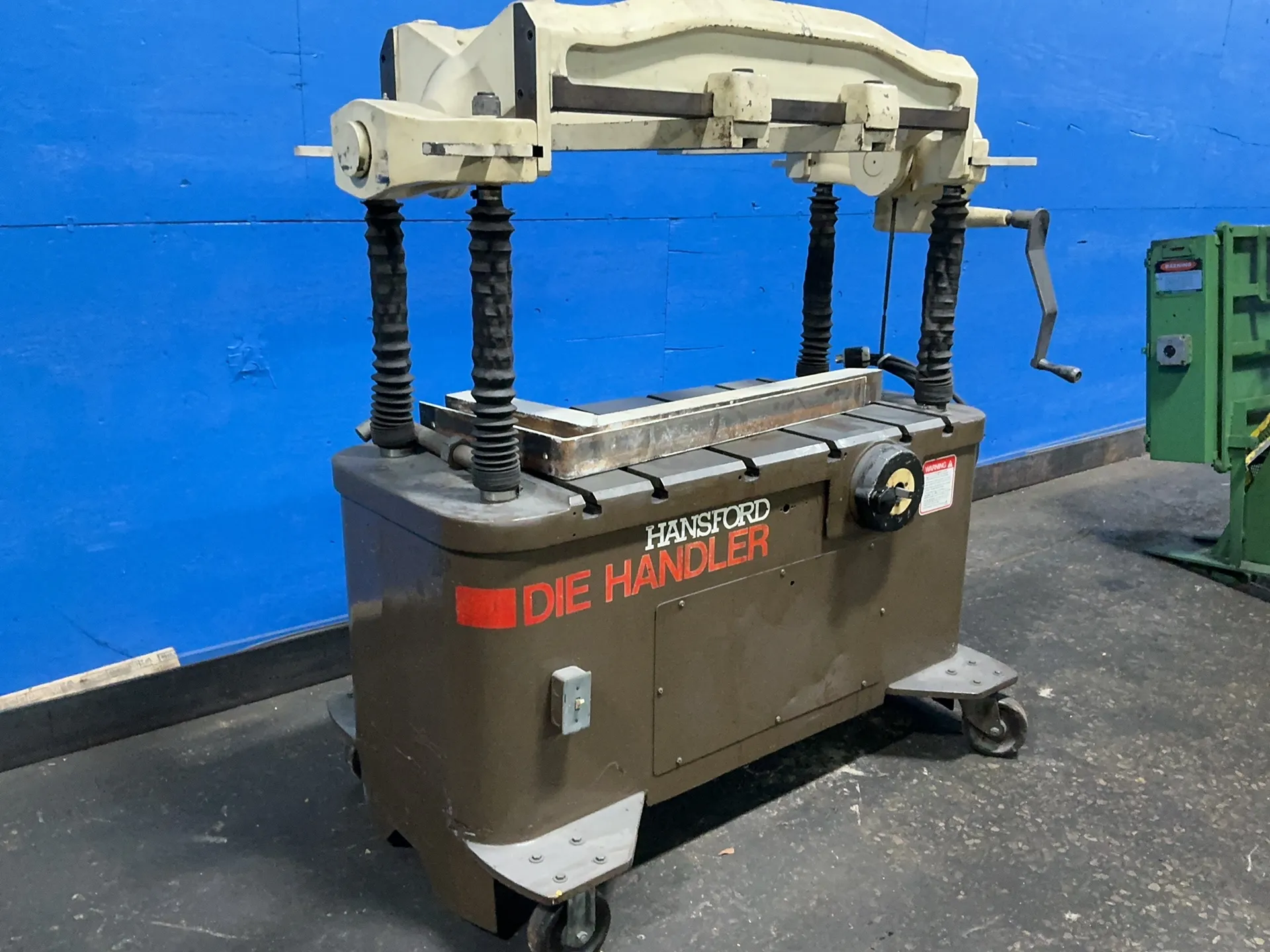 4000 lb. Hansford Davis #1020, Die Handler, 25" x 43" table, 1.5 HP - Image 6