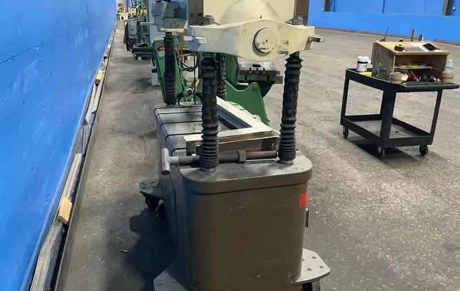4000 lb. Hansford Davis #1020, Die Handler, 25" x 43" table, 1.5 HP - Image 7
