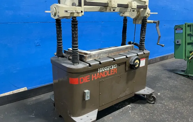 4000 lb. Hansford Davis #1020, Die Handler, 25" x 43" table, 1.5 HP - Image 8