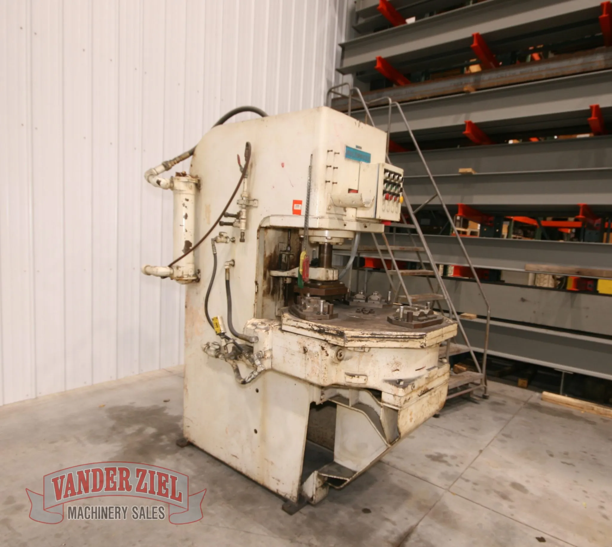 20 Ton, Abex Denison #FH20, press, 12" stroke, 21" daylight, 10" throat, #11901 - Image 5