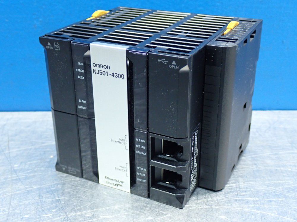 Omron #NJ301-1200, Machine Controller CPU Unit - Image 1