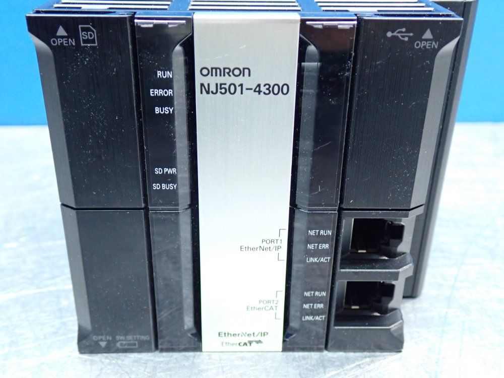 Omron #NJ301-1200, Machine Controller CPU Unit - Image 6