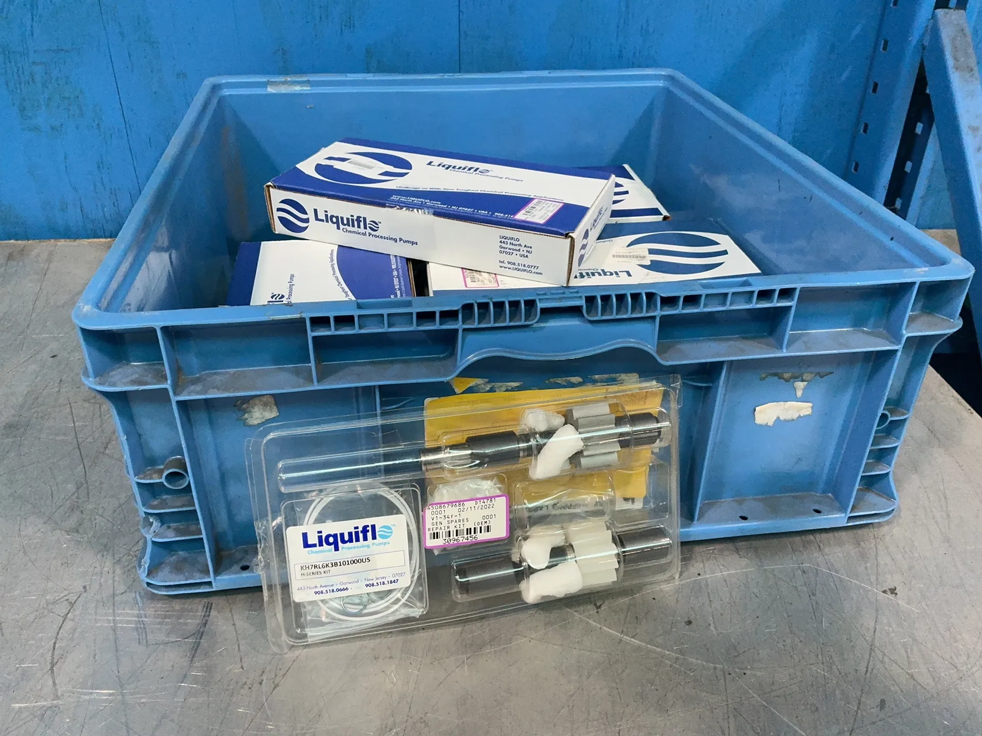 Liquiflo #KH7RL6K3B101000US, H-Series Repair Kits, 8 Boxes, Never Used - Image 2