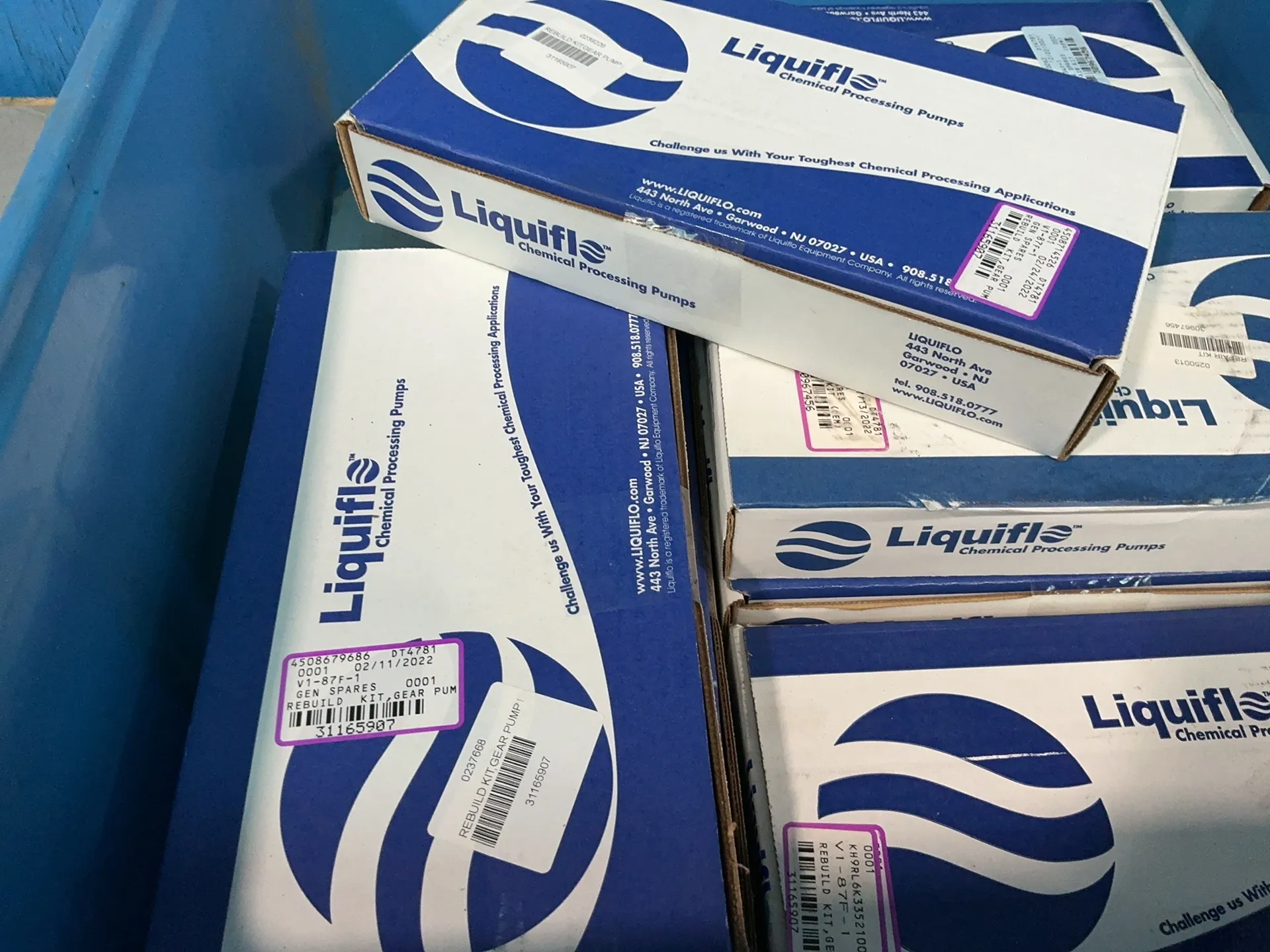 Liquiflo #KH7RL6K3B101000US, H-Series Repair Kits, 8 Boxes, Never Used - Image 3