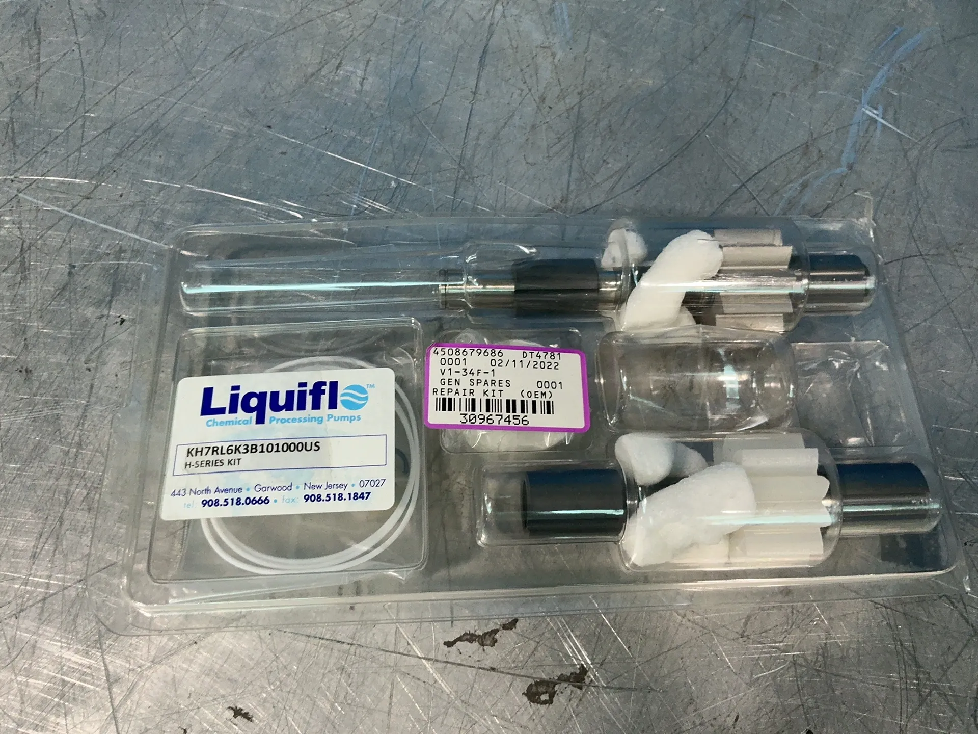 Liquiflo #KH7RL6K3B101000US, H-Series Repair Kits, 8 Boxes, Never Used - Image 4